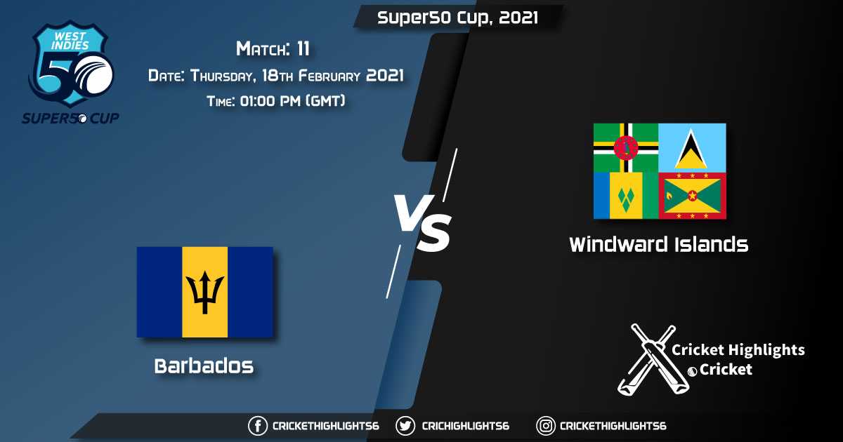 Barbados-vs-Windward-Islands,-Match-11,-February-18,-2021-Live-Cricket-Score,-Super50-Cup,-2021