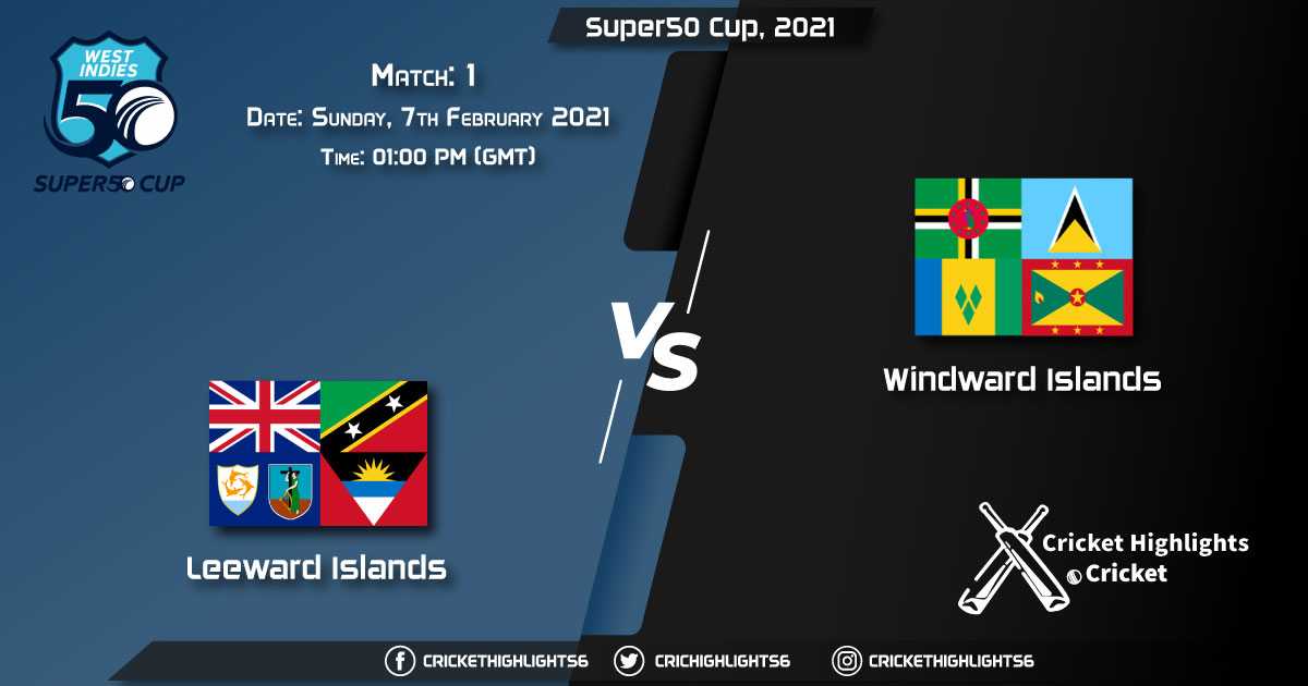 Leeward-Islands-vs-Windward-Islands,-Match-1,-February-7,-2021-Live-Cricket-Score,-Super50-Cup,-2021