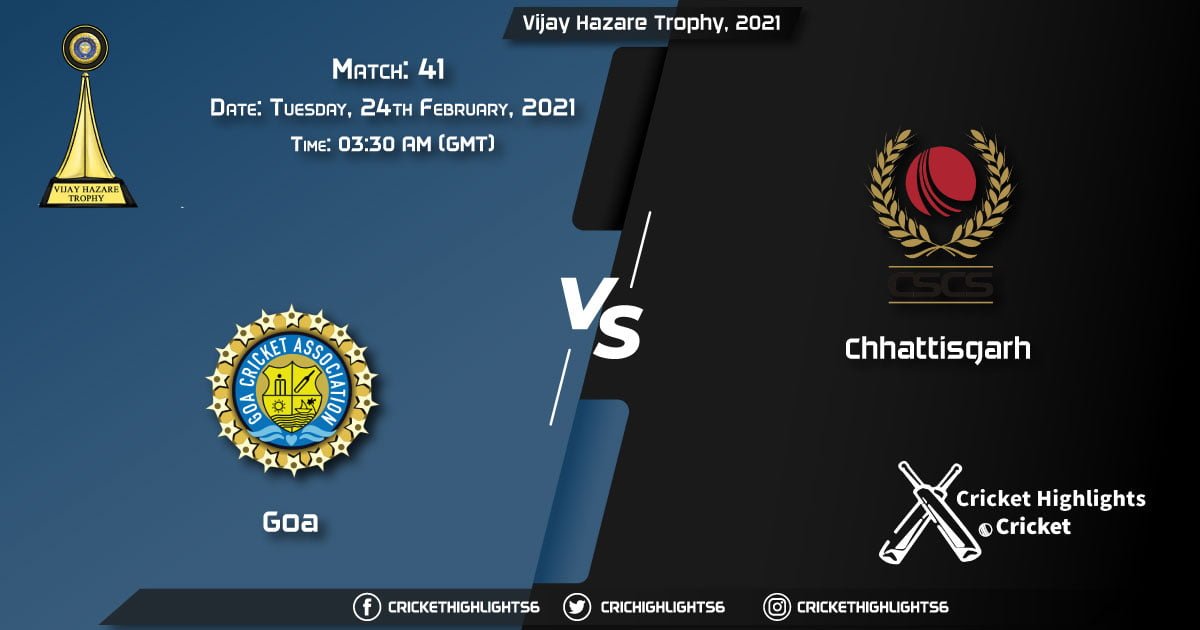 Goa-vs-Chhattisgarh,-Match-41,-February-24,-2021-Live-Cricket-Score,-Vijay-Hazare-Trophy,-2021