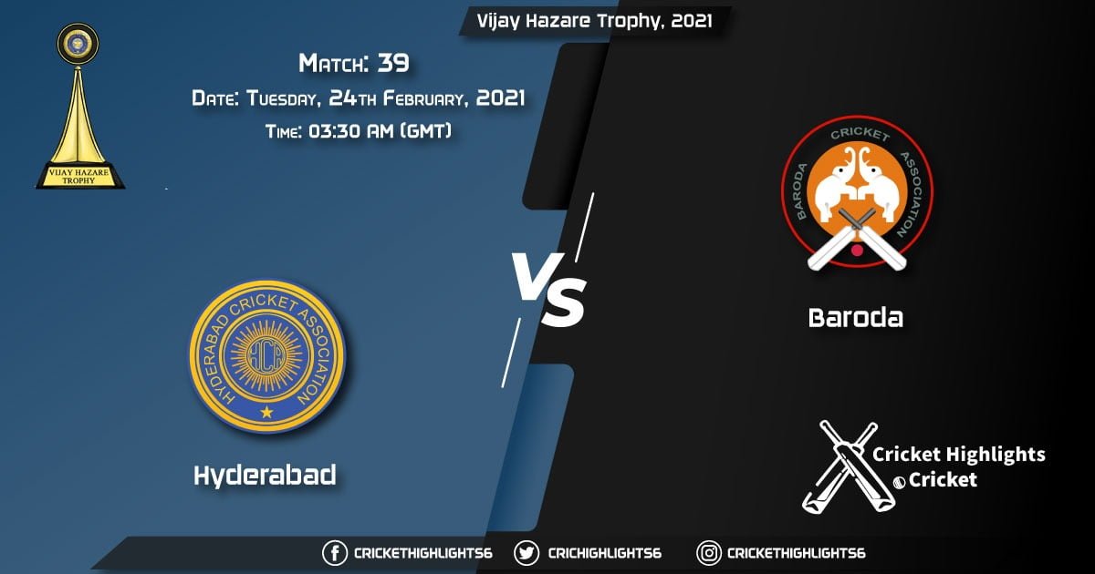 Hyderabad-vs-Baroda,-Match-39,-February-24,-2021-Live-Cricket-Score,-Vijay-Hazare-Trophy,-2021