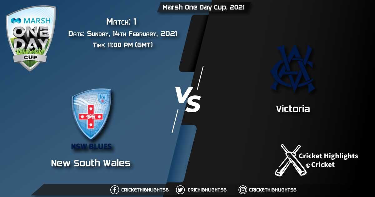 New-South-Wales-vs-Victoria,-Match-1,-February-14,-2021-Live-Cricket-Score,-Marsh-One-Day-Cup,-2021
