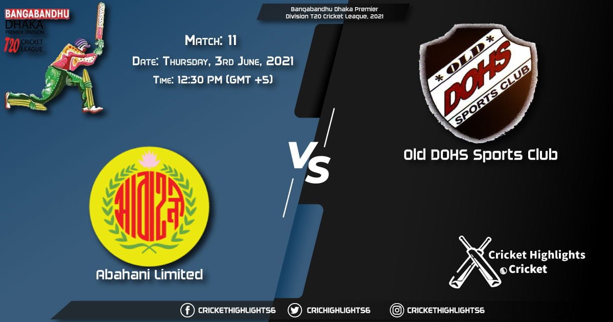 AL vs DOHS, Live Scorecard, Match 11, June 3, 2021, Live Cricket Score, Bangabandhu Dhaka Premier Division T20 Cricket League, 2021