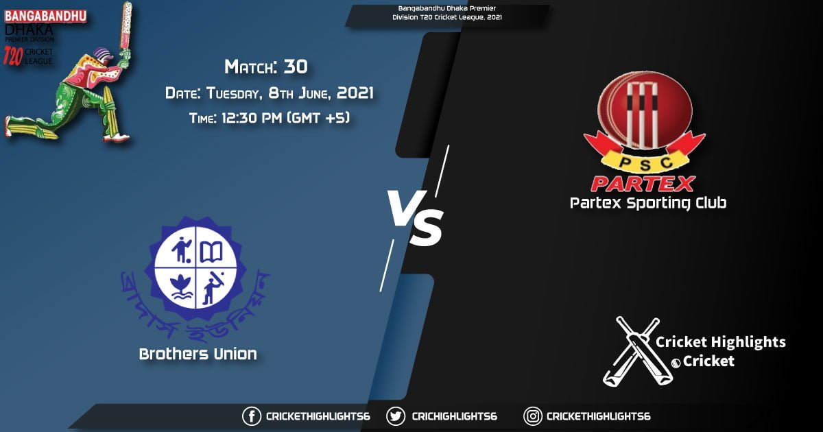 BU vs PAR, Live Scorecard, Match 30, June 8, 2021, Live Cricket Score, Bangabandhu Dhaka Premier Division T20 Cricket League, 2021