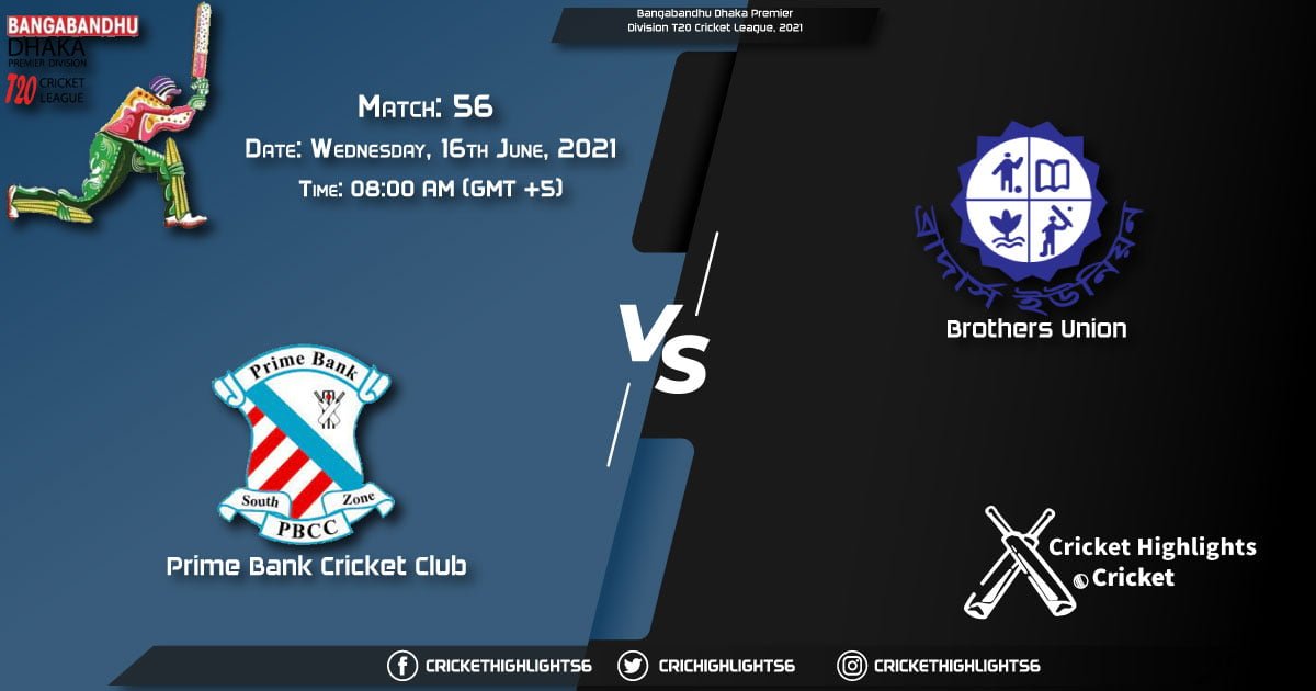 Bangabandhu Dhaka Premier Division T20 Cricket League, 2021 Live Match 56, PBCC vs BU LIVE Streaming for free, When, Where, How to Watch