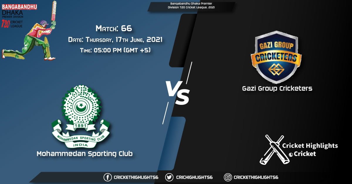 Bangabandhu Dhaka Premier Division T20 Cricket League, 2021 Live Match 66, MSC vs GGC LIVE Streaming for free, When, Where, How to Watch