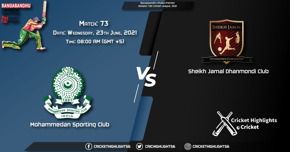 Bangabandhu Dhaka Premier Division T20 Cricket League, 2021 Live Match 73, MSC vs SJDC LIVE Streaming for free, When, Where, How to Watch