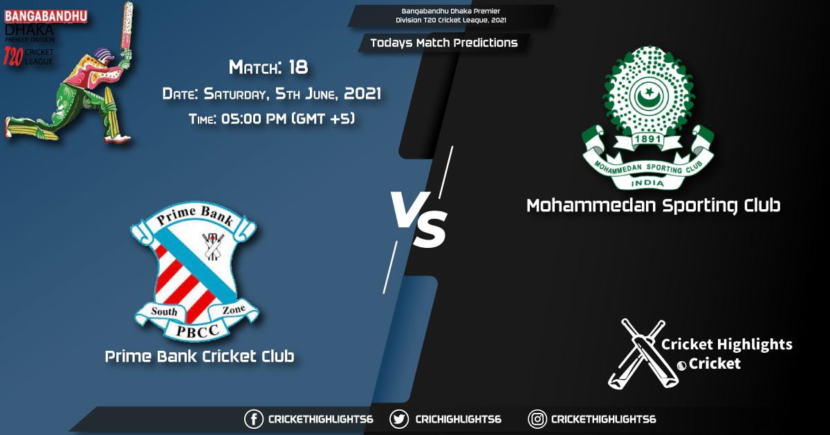 Bangabandhu Dhaka Premier Division T20 Cricket League, 2021, Match 18 PBCC vs MSC, Playing 11 & Today's Match Predictions