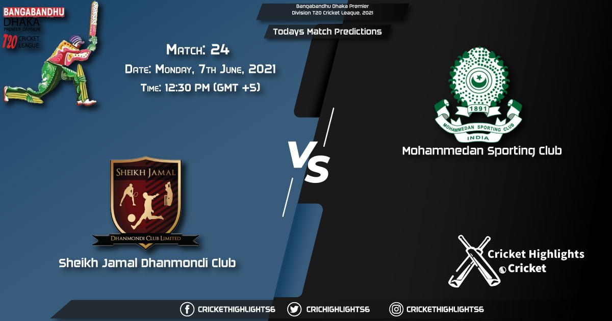 Bangabandhu Dhaka Premier Division T20 Cricket League, 2021, Match 24 SJDC vs MSC, Playing 11 & Today's Match Predictions