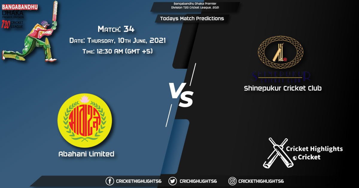 Bangabandhu Dhaka Premier Division T20 Cricket League, 2021, Match 34 AL vs SCC, Playing 11 & Today's Match Predictions