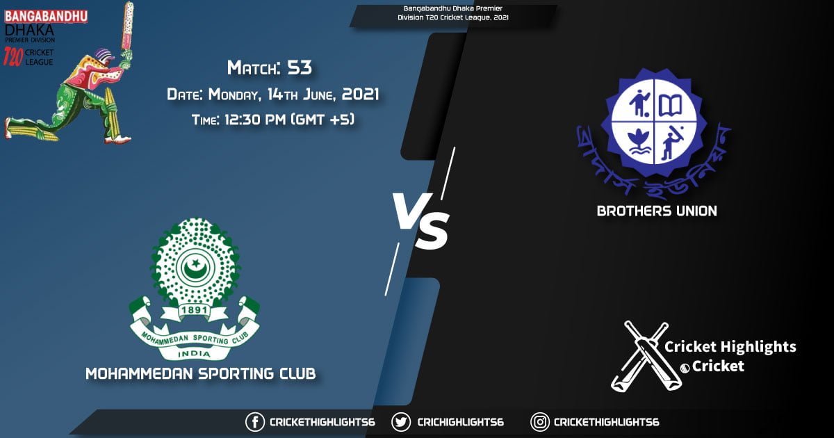 MSC vs BU, Live Scorecard, Match 53, June 14, 2021, Live Cricket Score, Bangabandhu Dhaka Premier Division T20 Cricket League, 2021
