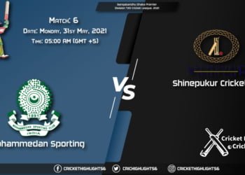 MSC vs SCC, Live Scorecard, Match 6, May 31, 2021, Live Cricket Score, Bangabandhu Dhaka Premier Division T20 Cricket League, 2021