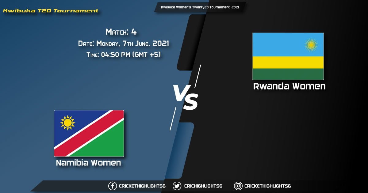 NAM-W vs RWA-W, Live Scorecard, Match 4, June 7, 2021, Live Cricket Score, Kwibuka Women's Twenty20 Tournament, 2021