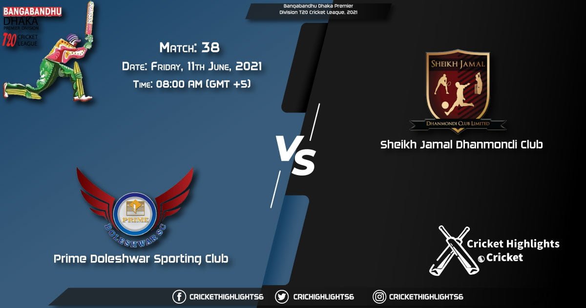PDSC vs SJDC, Live Scorecard, Match 38, June 11, 2021, Live Cricket Score, Bangabandhu Dhaka Premier Division T20 Cricket League, 2021