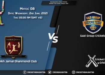 SJD vs GGC, Live Scorecard, Match 8, June 02, 2021, Live Cricket Score, Bangabandhu Dhaka Premier Division T20 Cricket League, 2021