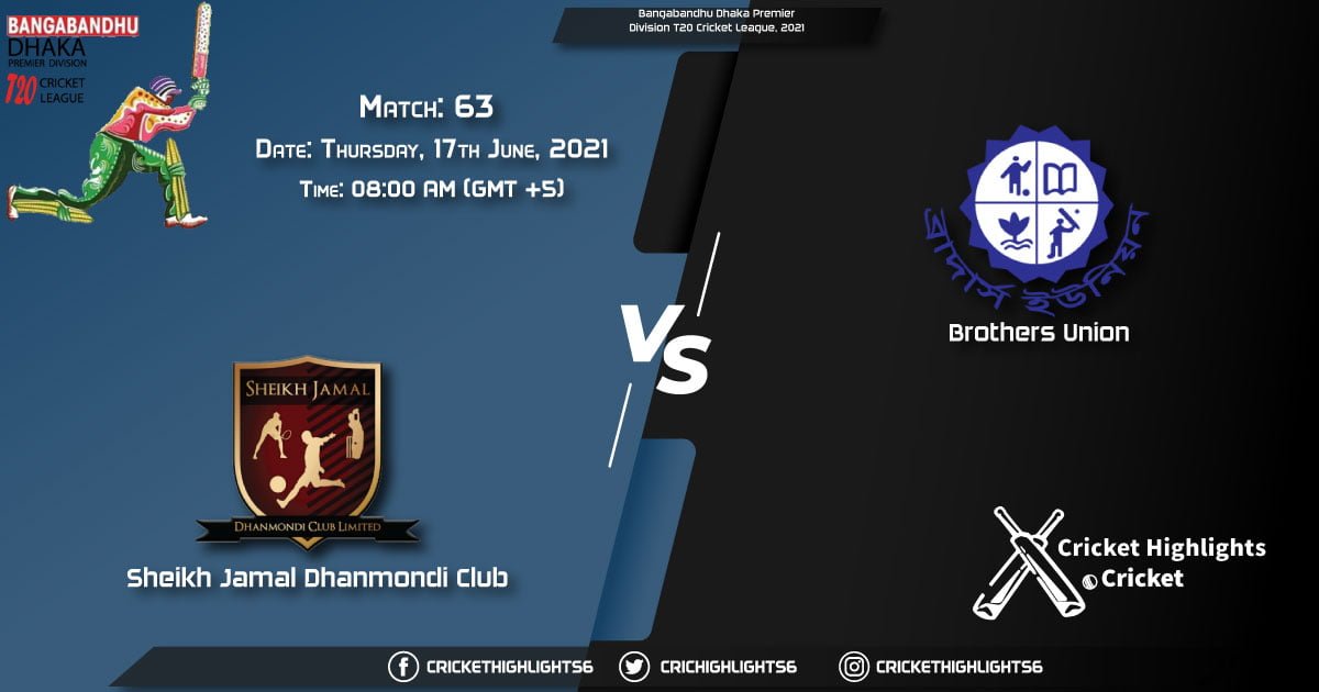 SJDC vs BU, Live Scorecard, Match 63, June 17, 2021, Live Cricket Score, Bangabandhu Dhaka Premier Division T20 Cricket League, 2021