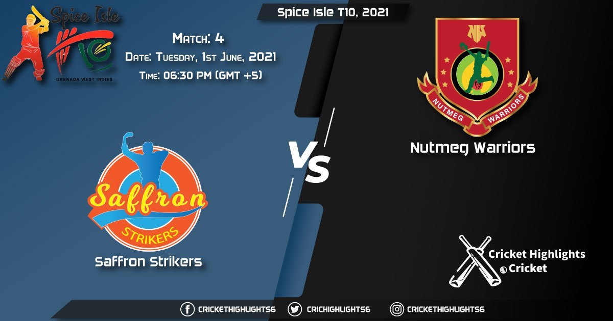 SS vs NW, Live Scorecard, Match 4, June 1, 2021, Live Cricket Score, Spice Isle T10, 2021