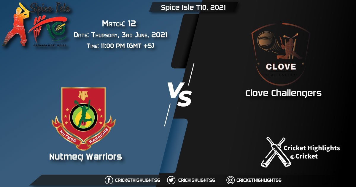 Spice Isle T10, 2021 Live Match 12, NW vs CC LIVE Streaming for free, When, Where, How to Watch