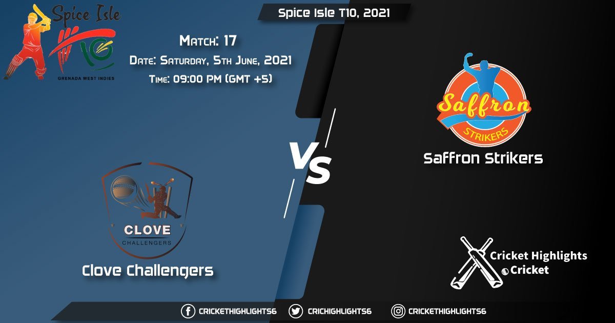 Spice Isle T10, 2021 Live Match 17, CC vs SS LIVE Streaming for free, When, Where, How to Watch