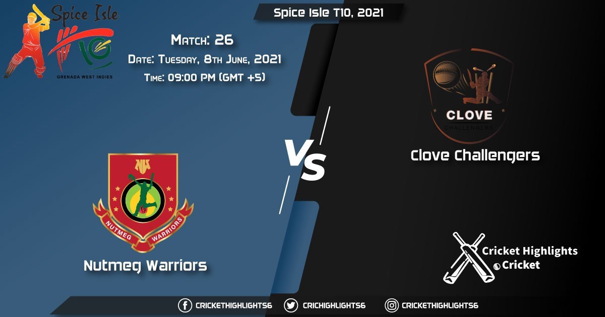 Spice Isle T10, 2021 Live Match 26, NW vs CC LIVE Streaming for free, When, Where, How to Watch