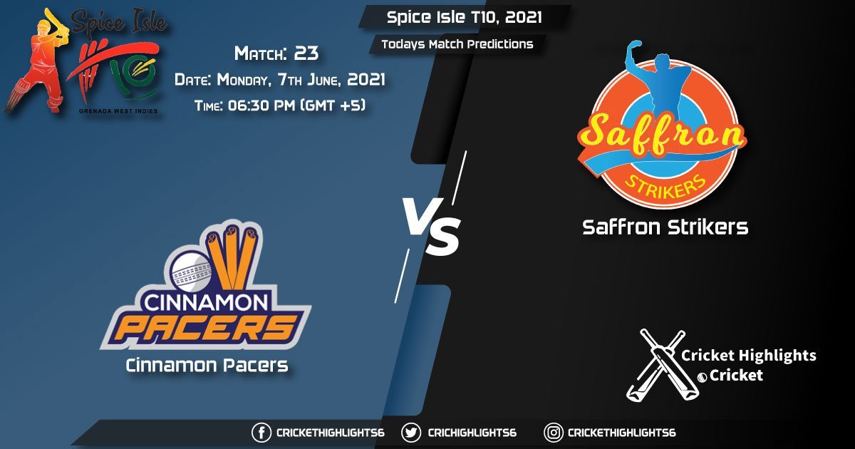 Spice Isle T10, 2021, Match 23 CP vs SS, Playing 11 & Today's Match Predictions