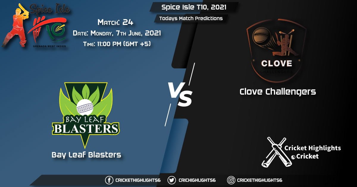 Spice Isle T10, 2021, Match 24 BLB vs CC, Playing 11 & Today's Match Predictions