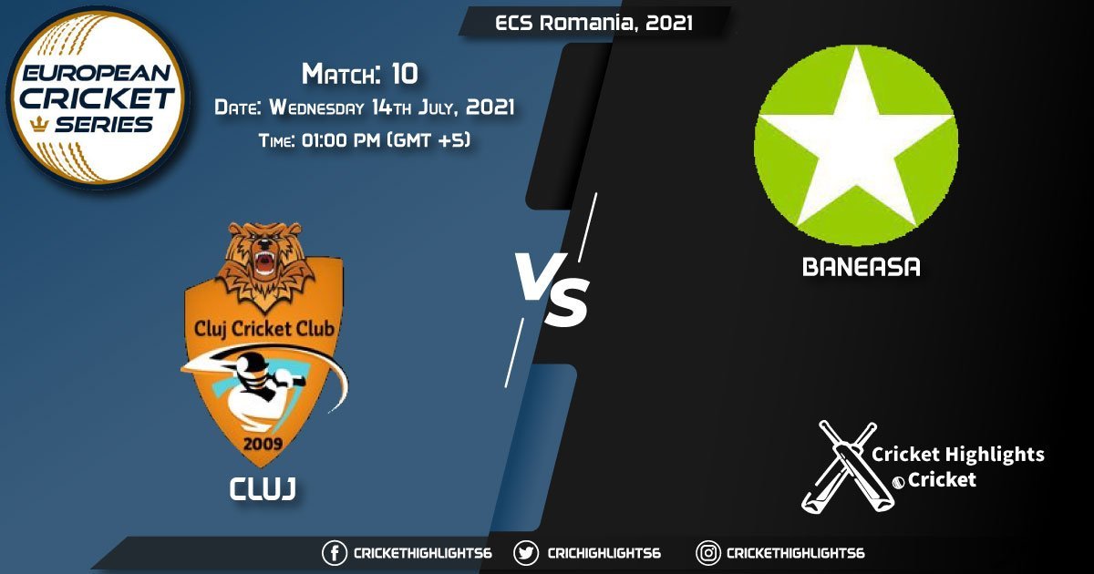 CLJ vs BAN, Live Scorecard, Match 10, July 14, 2021, Live Cricket Score, ECS Romania, 2021