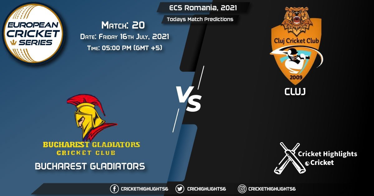 ECS Romania, 2021, Match 20 BUG vs CLJ, Playing 11 & Today's Match Predictions