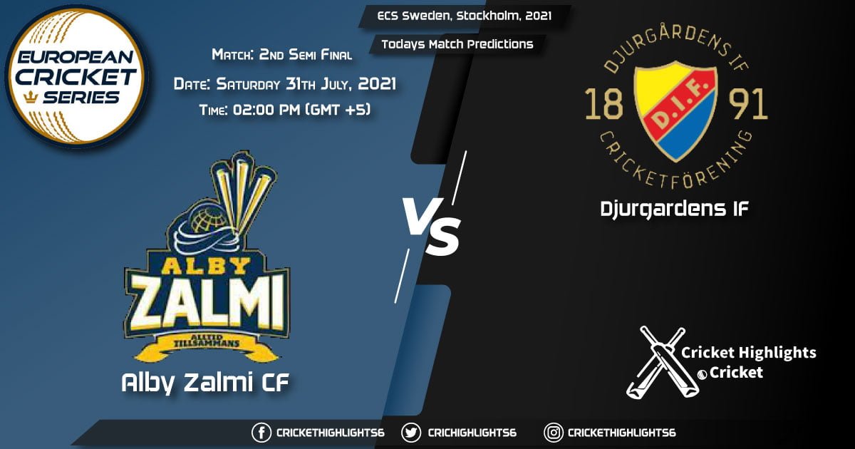 ECS Sweden, Stockholm, 2021, Match 2nd Semi-Final ALZ vs DIF, Playing 11 & Today's Match Predictions
