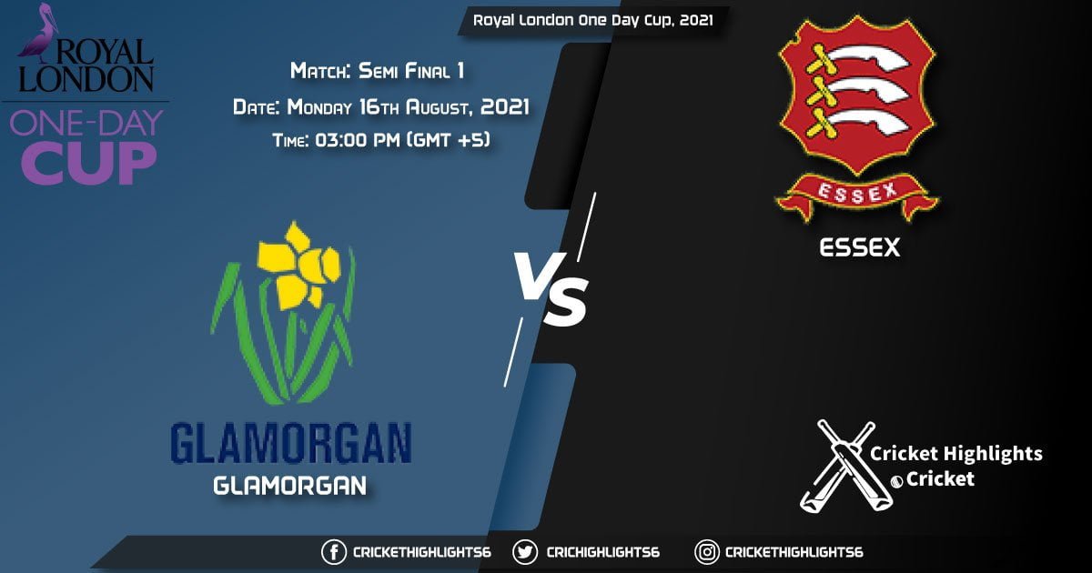 Royal London One-Day Cup, 2021, Semi Final 1 Match GLA vs ESS, Playing 11 & Today's Match Predictions
