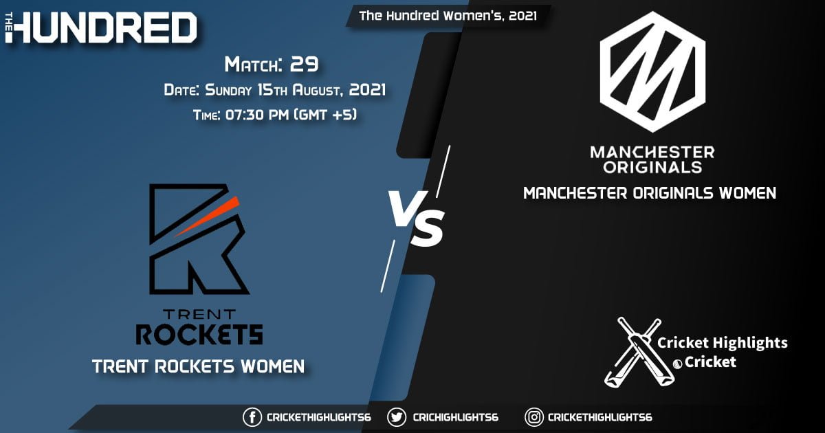 The Hundred Women, 2021 Live Match 29, TRT-W vs MNR-W LIVE Streaming for free, When, Where, How to Watch