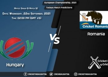 European Championship, 2021, Group B - Match 12 HUN vs ROM, Playing 11 & Today's Match Predictions