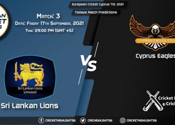 European Cricket Cyprus T10, 2021, Match 3: SLL vs CES, Playing 11 & Today's Match Predictions
