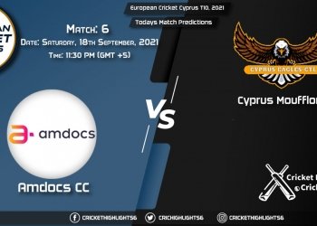 European Cricket Cyprus T10, 2021, Match 6 AMDC vs CYM, Playing 11 & Today's Match Predictions