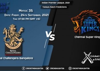 Indian Premier League, 2021, Match 35 RCB vs CSK, Playing 11 & Today's Match Predictions