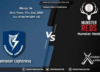 Ireland Inter-Provincial T20 Trophy, 2021, Match 14 LLG vs MUR Playing 11 & Today's Match Predictions