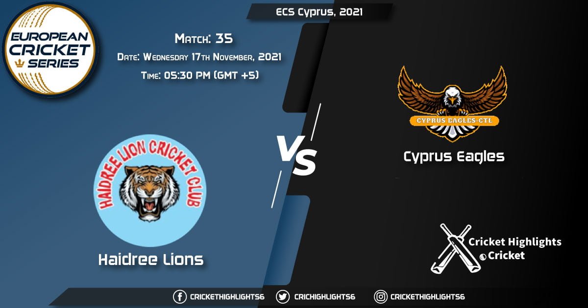 HAL vs CES, Live Scorecard, Match 35, November 17, 2021, Live Cricket Score, ECS Cyprus, 2021