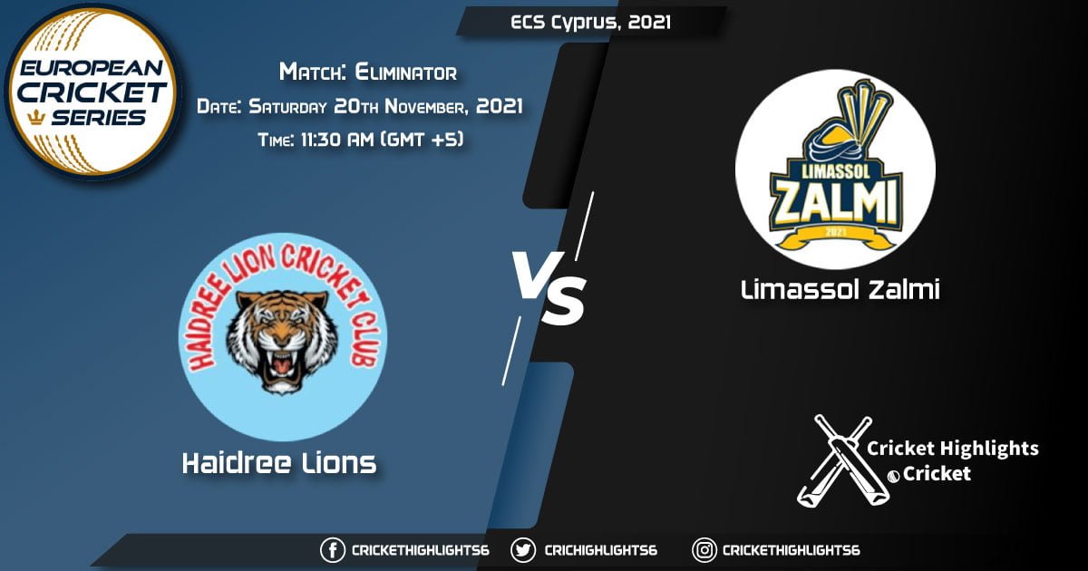 HAL vs LIZ, Live Scorecard, Match Eliminator, November 20, 2021, Live Cricket Score, ECS Cyprus, 2021