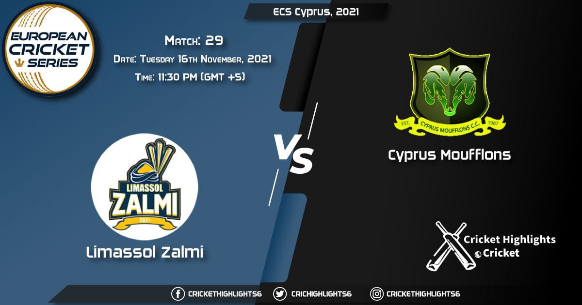 LIZ vs CYM, Live Scorecard, Match 29, November 16th, 2021, Live Cricket Score, ECS Cyprus, 2021