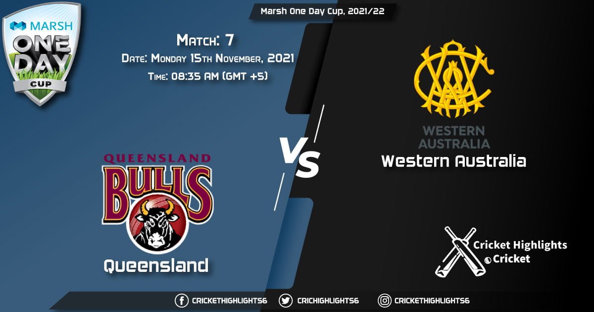 QUN vs WAU, Live Scorecard, Match 7, November 14, 2021, Live Cricket Score, Marsh One Day Cup, 2021/22