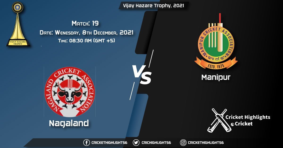 NAG vs MAN, Live Scorecard, Match 19, December 8, 2021, Live Cricket Score, Vijay Hazare Trophy, 2021