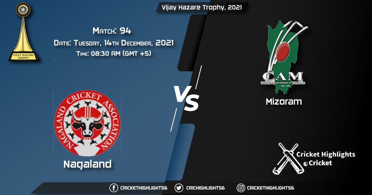 NAG vs MIZ, Live Scorecard, Match 94, December, 14, 2021, Live Cricket Score, Vijay Hazare Trophy, 2021