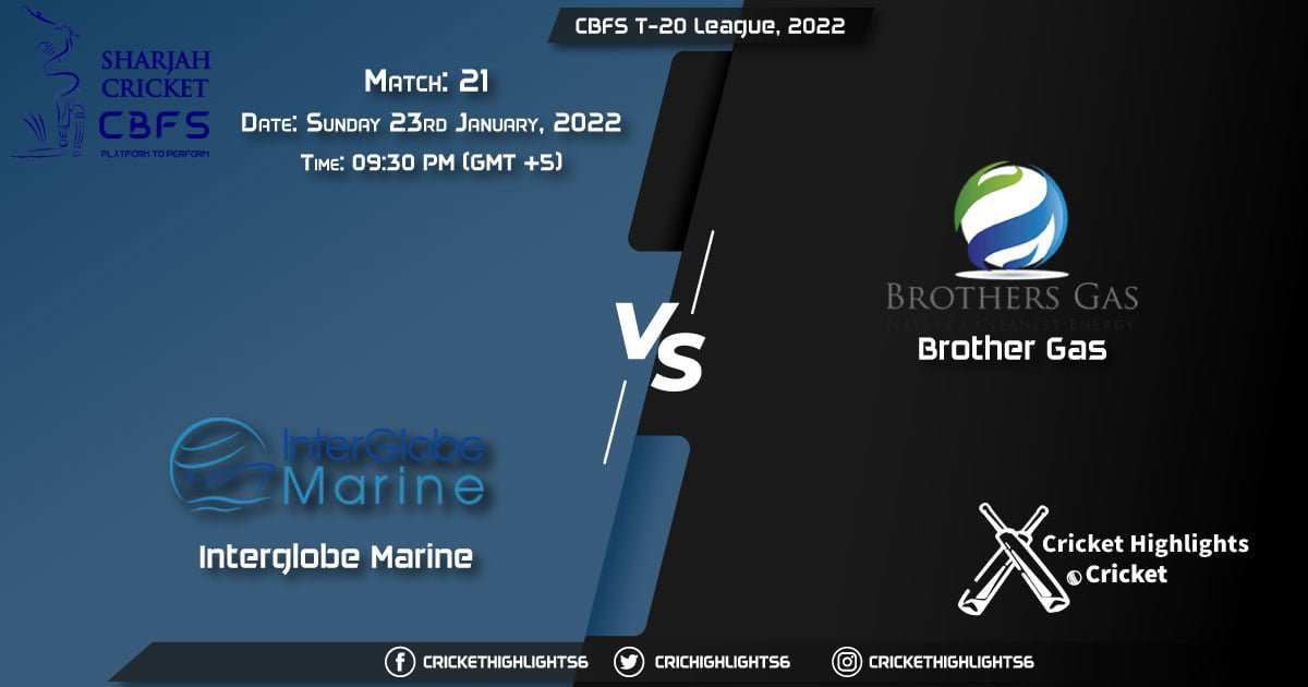 IGM vs BG, Live Scorecard, Match 21, January 23, 2022, Live Cricket Score, CBFS T-20 League, 2022