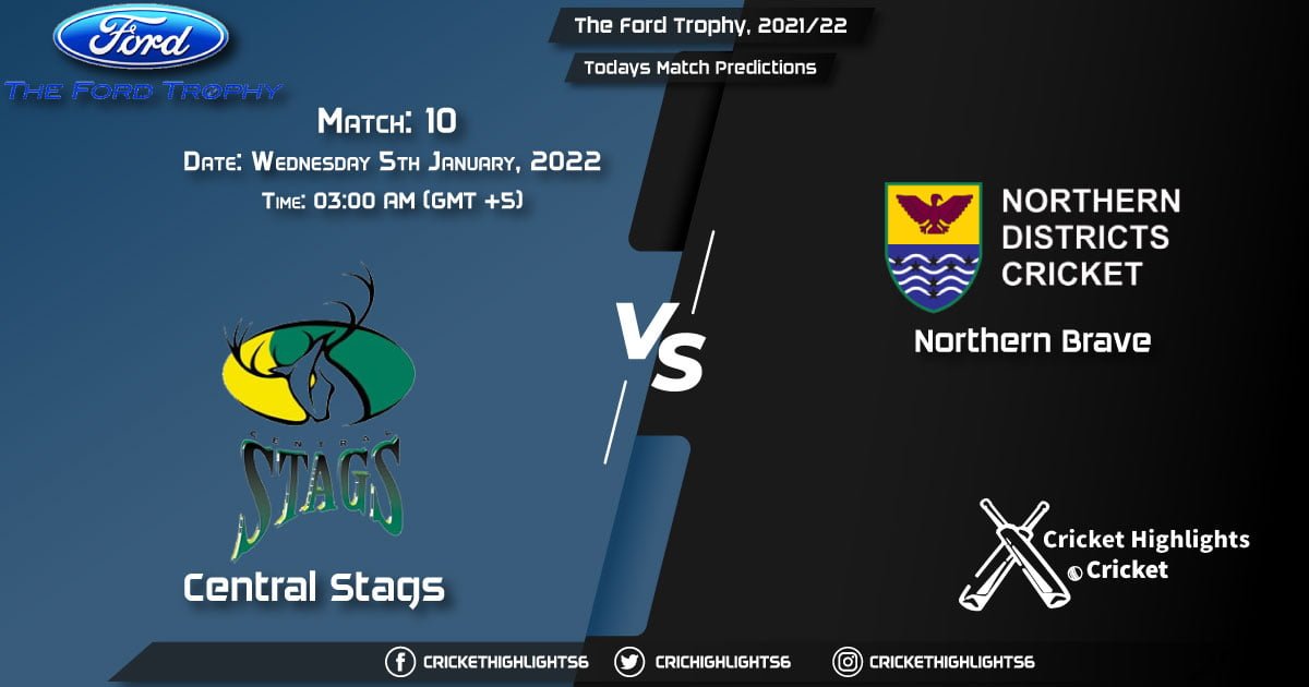 The Ford Trophy, 202122, Match 10 CS vs NB, Playing 11 & Today's Match Predictions