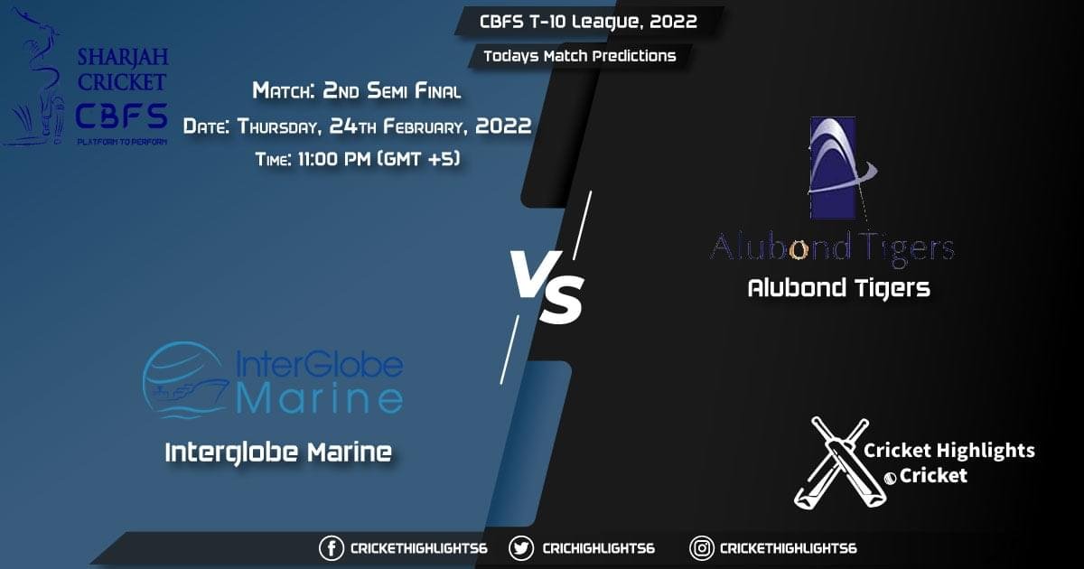 CBFS T-10 League, 2022, Match 2nd Semi-Final IGM vs ALT, Playing 11 & Today's Match Predictions
