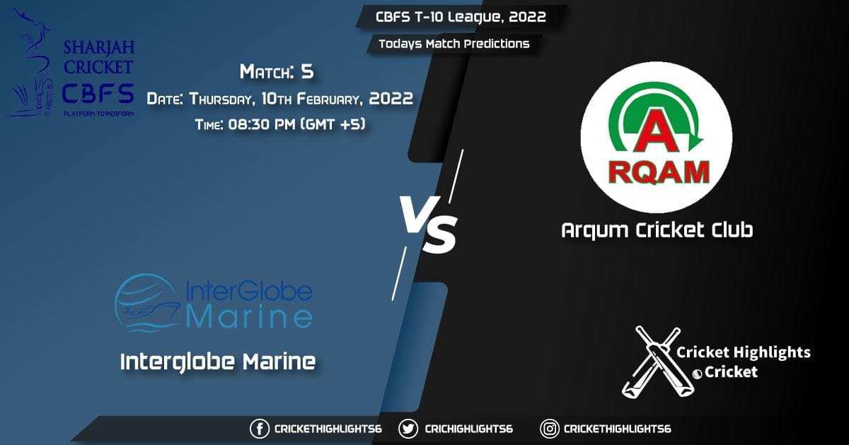 CBFS T-10 League, 2022, Match 5 IGM vs ACC, Playing 11 & Today's Match Predictions