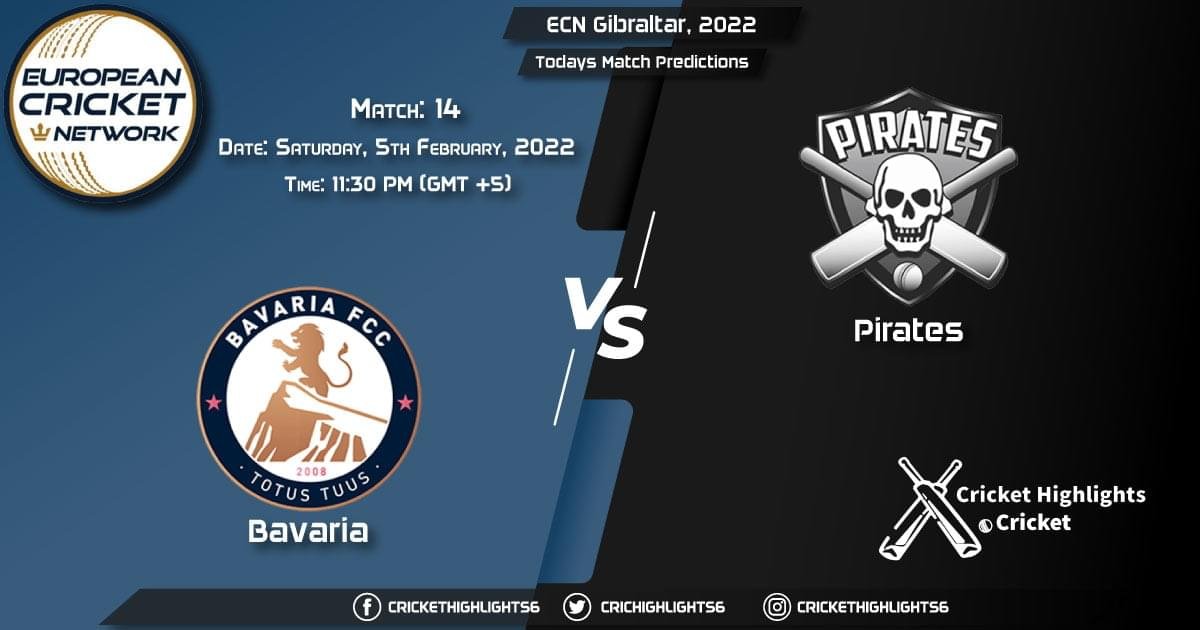 ECN Gibraltar, 2022, Match 14 BAV vs PIR, Playing 11 & Today's Match Predictions