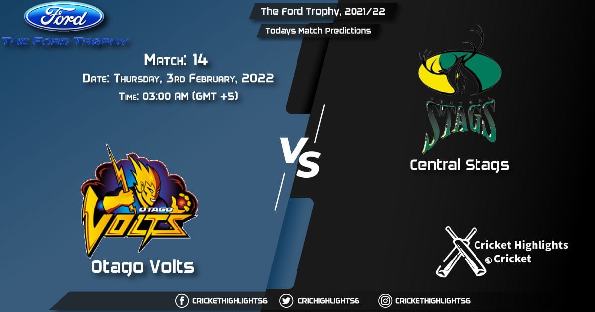 The Ford Trophy, 202122, Match 14 OV vs CS, Playing 11 & Today's Match Predictions