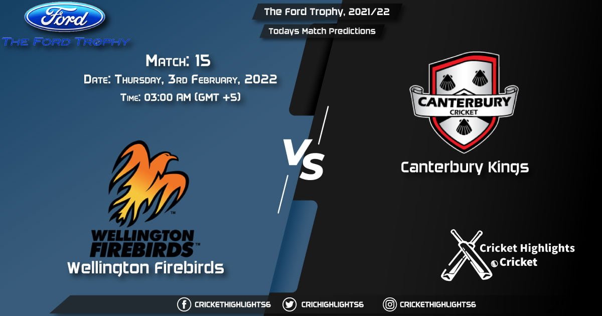 The Ford Trophy, 202122, Match 15 WF vs CTB, Playing 11 & Today's Match Predictions