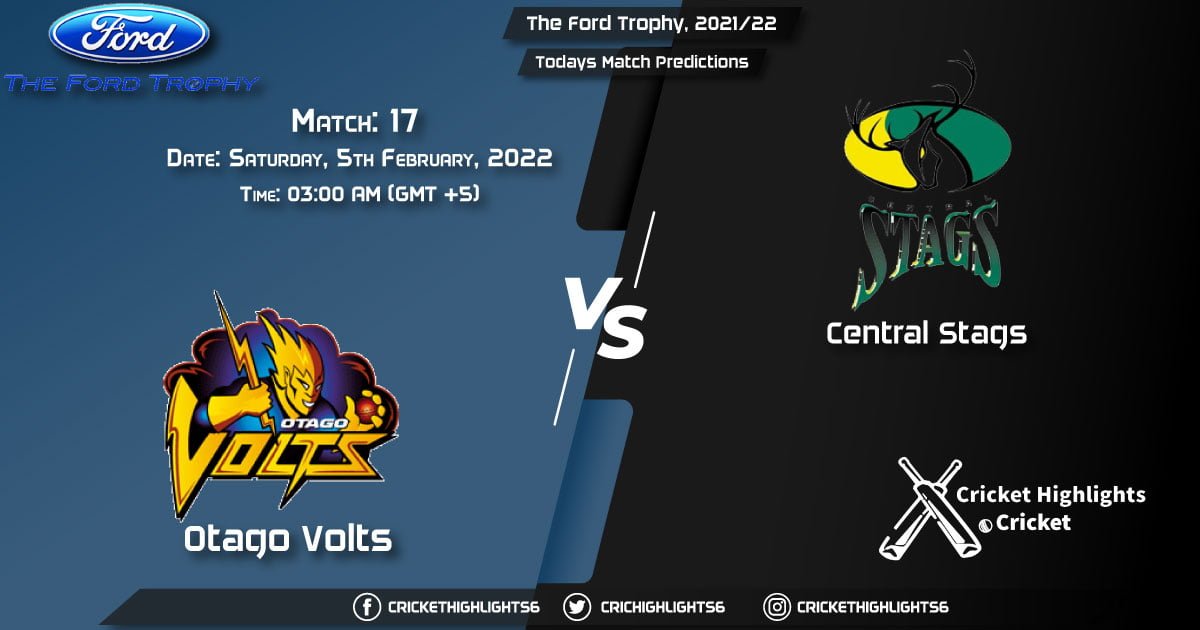 The Ford Trophy, 202122, Match 17 OV vs CS, Playing 11 & Today's Match Predictions