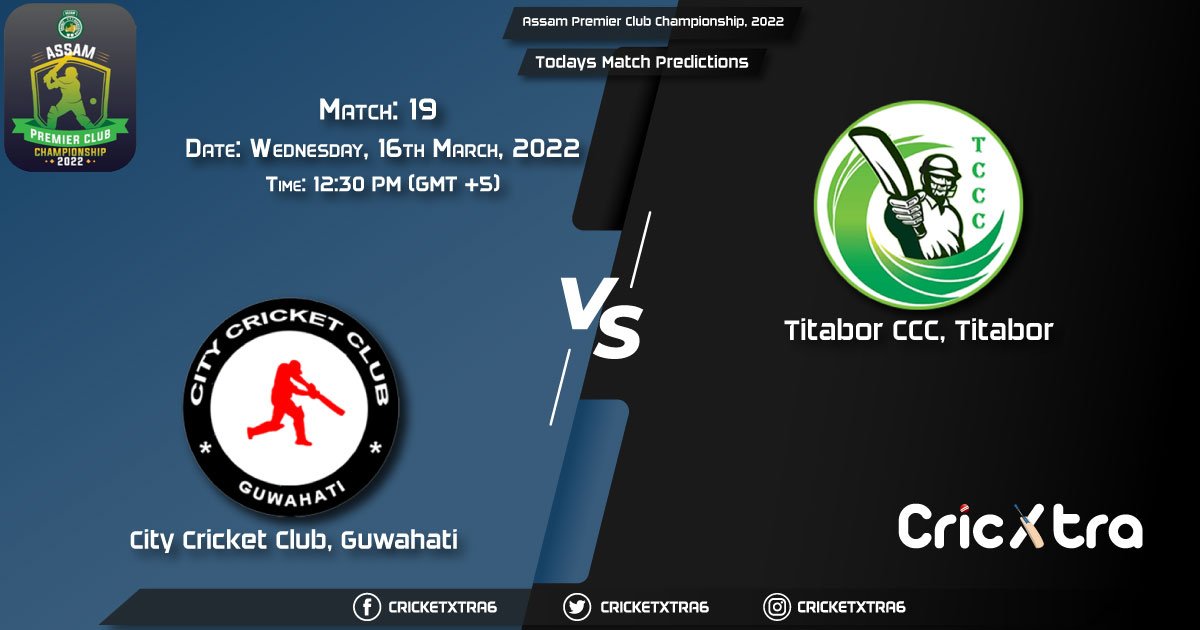 Assam Premier Club Championship, 2022, Match 19 CTC vs TIC, Playing 11 & Today's Match Predictions